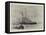 The Salving of HMS Howe-William Lionel Wyllie-Framed Premier Image Canvas