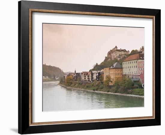 The Salzach River in Burghausen, Bavaria, Germany, Europe-Michael DeFreitas-Framed Photographic Print