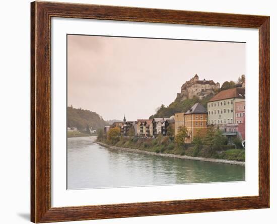 The Salzach River in Burghausen, Bavaria, Germany, Europe-Michael DeFreitas-Framed Photographic Print