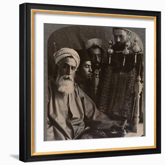 'The Samaritan High Priest as Pedagogue', c1900-Unknown-Framed Photographic Print