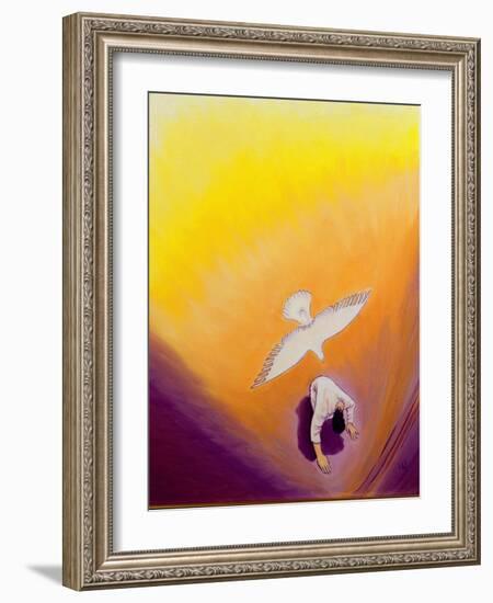 The Same Spirit Who Comforted Christ in Gethsemane Can Console Us, 2000-Elizabeth Wang-Framed Giclee Print