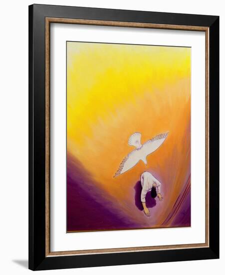 The Same Spirit Who Comforted Christ in Gethsemane Can Console Us, 2000-Elizabeth Wang-Framed Giclee Print