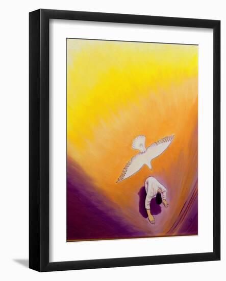 The Same Spirit Who Comforted Christ in Gethsemane Can Console Us, 2000-Elizabeth Wang-Framed Giclee Print