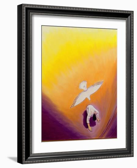 The Same Spirit Who Comforted Christ in Gethsemane Can Console Us, 2000-Elizabeth Wang-Framed Giclee Print