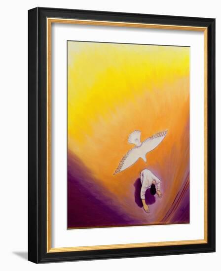 The Same Spirit Who Comforted Christ in Gethsemane Can Console Us, 2000-Elizabeth Wang-Framed Giclee Print