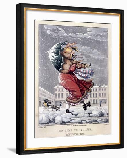 The Same to You Sir, and Many of 'Em, 1827-George Hunt-Framed Giclee Print