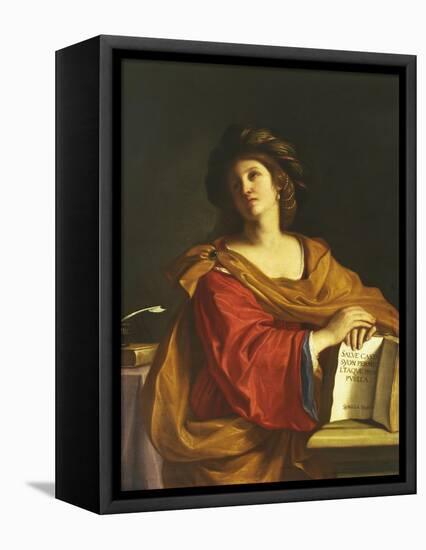 The Samian Sibyl-Guercino (Giovanni Francesco Barbieri)-Framed Premier Image Canvas