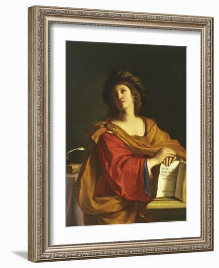 The Samian Sibyl-Guercino (Giovanni Francesco Barbieri)-Framed Giclee Print