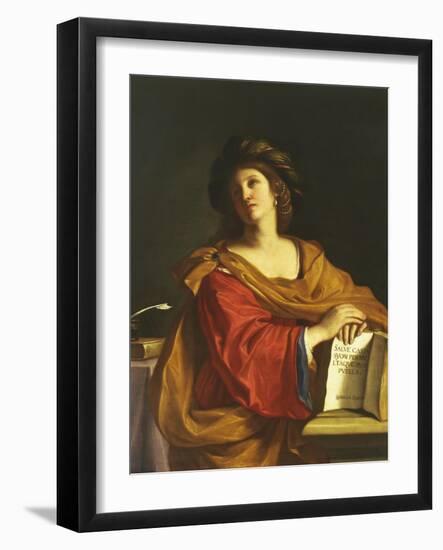 The Samian Sibyl-Guercino (Giovanni Francesco Barbieri)-Framed Giclee Print