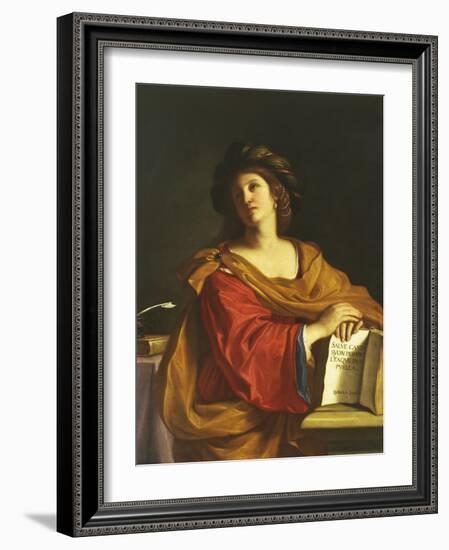 The Samian Sibyl-Guercino (Giovanni Francesco Barbieri)-Framed Giclee Print