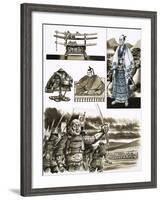 The Samurai's Trade is Robbery and Violence-Dan Escott-Framed Giclee Print