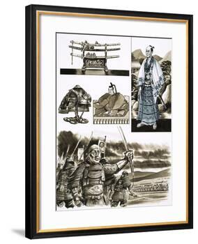 The Samurai's Trade is Robbery and Violence-Dan Escott-Framed Giclee Print