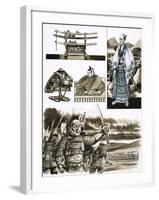 The Samurai's Trade is Robbery and Violence-Dan Escott-Framed Giclee Print
