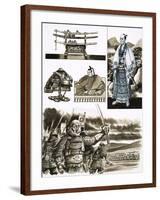 The Samurai's Trade is Robbery and Violence-Dan Escott-Framed Giclee Print
