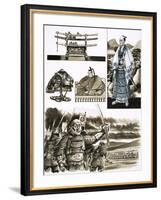 The Samurai's Trade is Robbery and Violence-Dan Escott-Framed Giclee Print