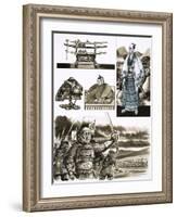 The Samurai's Trade is Robbery and Violence-Dan Escott-Framed Giclee Print