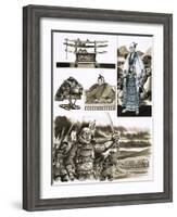 The Samurai's Trade is Robbery and Violence-Dan Escott-Framed Giclee Print