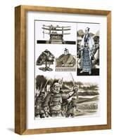 The Samurai's Trade is Robbery and Violence-Dan Escott-Framed Giclee Print