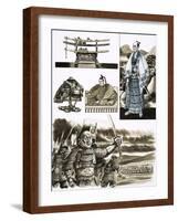 The Samurai's Trade is Robbery and Violence-Dan Escott-Framed Giclee Print
