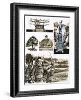 The Samurai's Trade is Robbery and Violence-Dan Escott-Framed Giclee Print