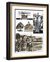 The Samurai's Trade is Robbery and Violence-Dan Escott-Framed Giclee Print
