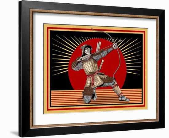 The Samurai-Mark Rogan-Framed Art Print