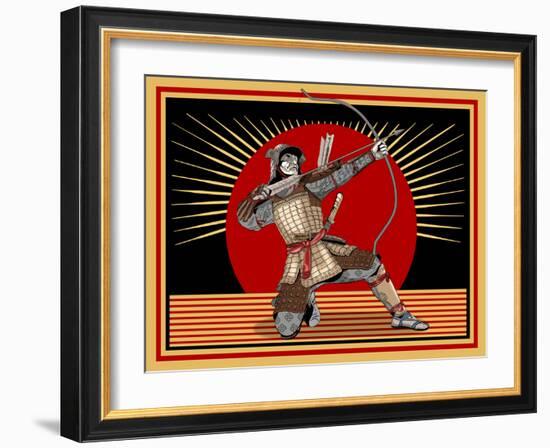 The Samurai-Mark Rogan-Framed Art Print