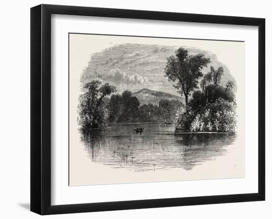 The San Juan River, Nicaragua, 1870s-null-Framed Giclee Print