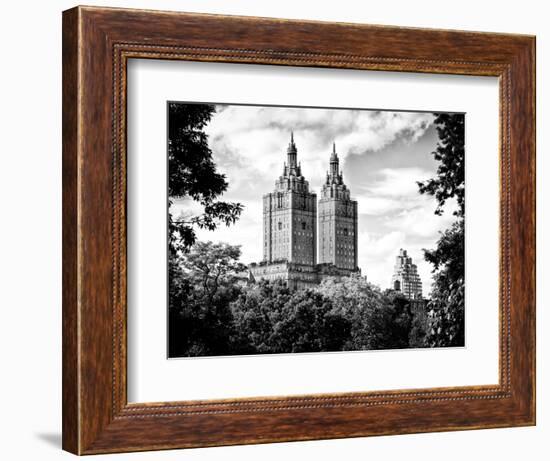 The San Remo Building, Central Park, Manhattan, New York, Black and White Photography-Philippe Hugonnard-Framed Photographic Print