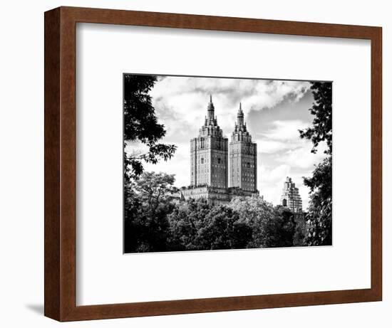 The San Remo Building, Central Park, Manhattan, New York, Black and White Photography-Philippe Hugonnard-Framed Photographic Print