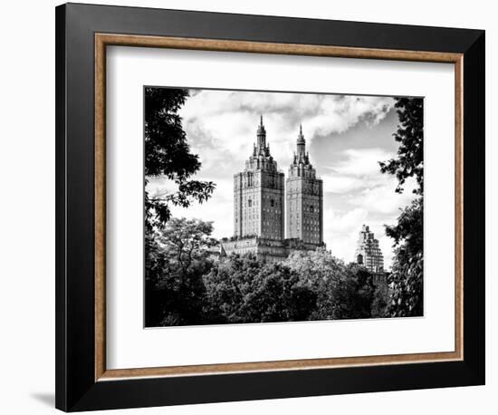The San Remo Building, Central Park, Manhattan, New York, Black and White Photography-Philippe Hugonnard-Framed Photographic Print