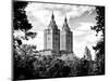 The San Remo Building, Central Park, Manhattan, New York, Black and White Photography-Philippe Hugonnard-Mounted Photographic Print