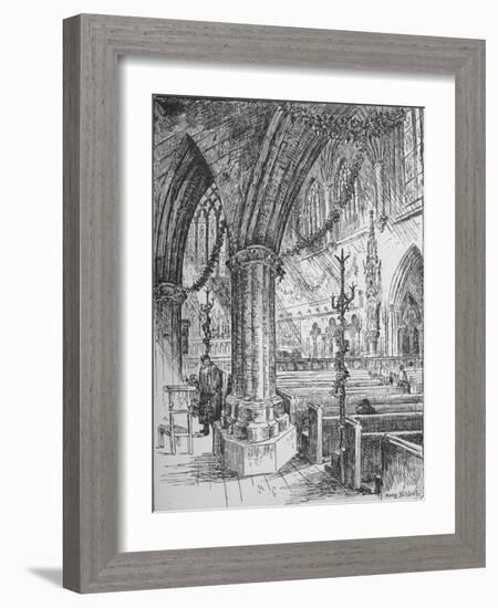 'The Sanctuary, Farm Street', 1890-Hume Nisbet-Framed Giclee Print