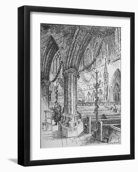 'The Sanctuary, Farm Street', 1890-Hume Nisbet-Framed Giclee Print