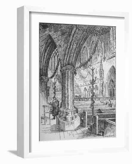 'The Sanctuary, Farm Street', 1890-Hume Nisbet-Framed Giclee Print