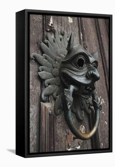 The Sanctuary Knocker-Stuart Forster-Framed Premier Image Canvas