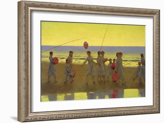 The Sand Bar-Thomas Cooper Gotch-Framed Giclee Print