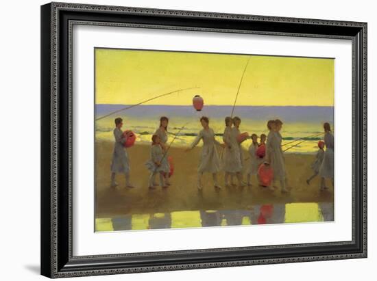 The Sand Bar-Thomas Cooper Gotch-Framed Giclee Print