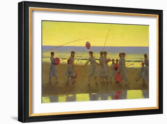 The Sand Bar-Thomas Cooper Gotch-Framed Giclee Print