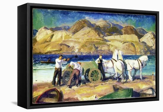 The Sand Cart, 1917-George Wesley Bellows-Framed Premier Image Canvas