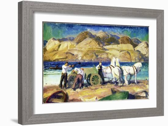 The Sand Cart, 1917-George Wesley Bellows-Framed Giclee Print