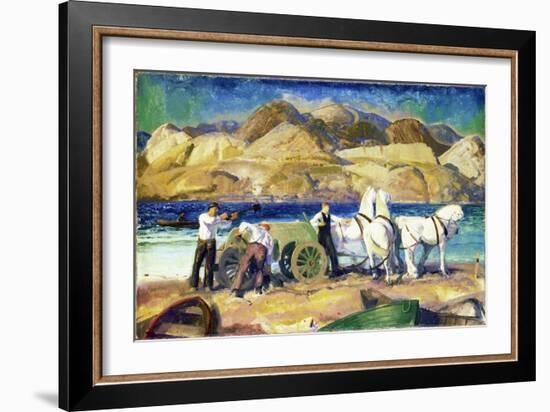 The Sand Cart, 1917-George Wesley Bellows-Framed Giclee Print