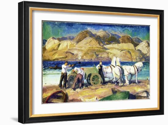 The Sand Cart, 1917-George Wesley Bellows-Framed Giclee Print