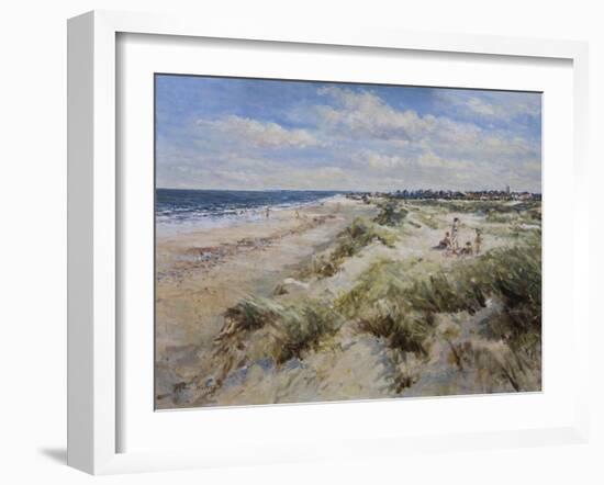 The Sand Dunes at Walberswick, 2008-John Sutton-Framed Giclee Print