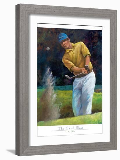 The Sand Shot-Unknown Unknown-Framed Art Print