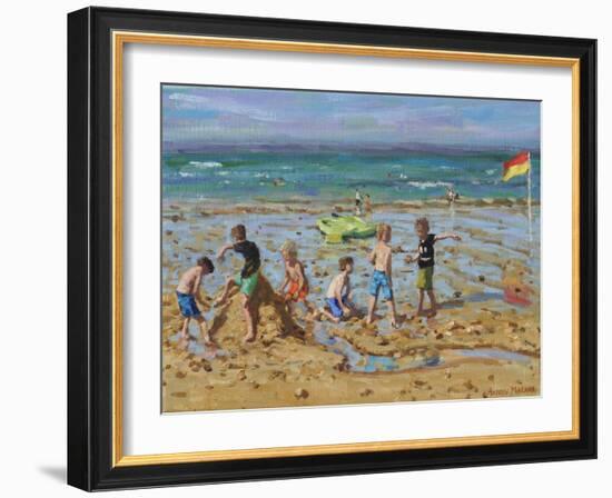 The sandcastle, Wells-next-the-sea, Norfolk-Andrew Macara-Framed Giclee Print
