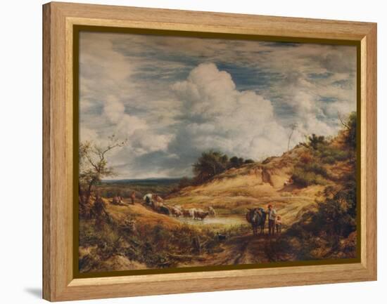 The Sandpits, 1856-John Linnell-Framed Premier Image Canvas