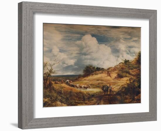 The Sandpits, 1856-John Linnell-Framed Giclee Print