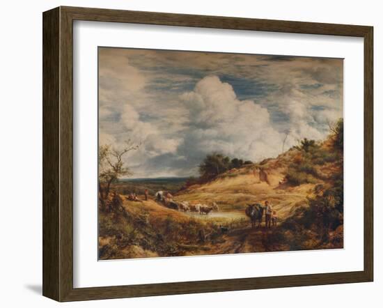 The Sandpits, 1856-John Linnell-Framed Giclee Print