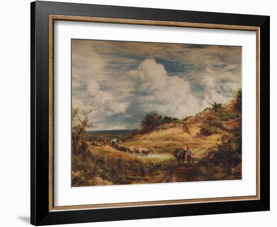 The Sandpits, 1856-John Linnell-Framed Giclee Print